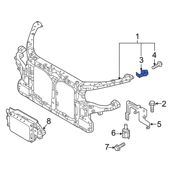 Radiator Support Bracket