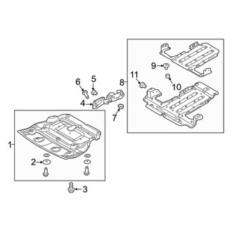 Kia OE - Radiator Support - Splash Shields