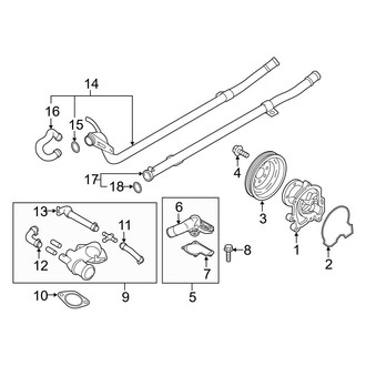 Kia OE - Cooling - Water Pump (5.0L)