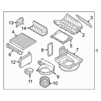 Kia OE - Air Conditioner & Heater - Blower Motor & Fan (V8 Luxury / V8 Premium)