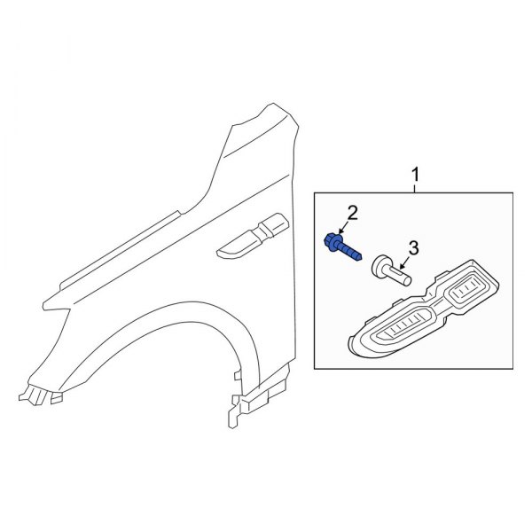 Fender Molding Screw