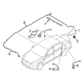 Kia OE - Radio Antenna Mast Nut