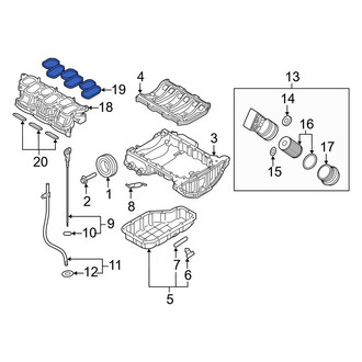 Kia OE - Upper Engine Intake Manifold Seal