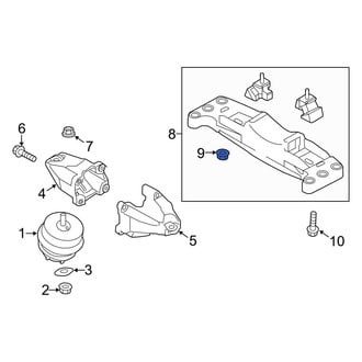 Kia OE - Automatic Transmission Mount Nut