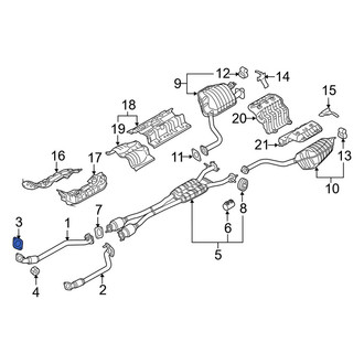 Kia OE - Center Exhaust Muffler Gasket