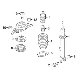 Kia OE - Front Suspension - Struts & Components (3.8L)