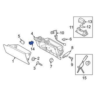 Kia OE - Rear Trunk Lid Release Switch
