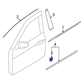 Kia OE - Door Molding Clip