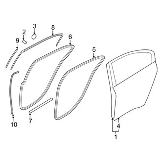 Kia OE - Rear Door - Door & Components