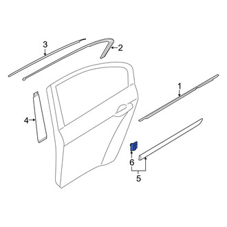 Kia OE - Door Molding Clip
