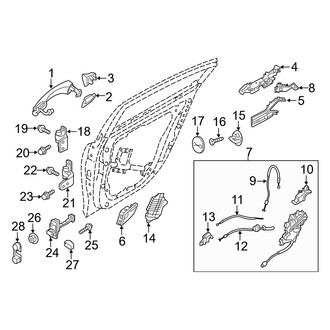 Kia OE - Rear Door - Lock & Hardware