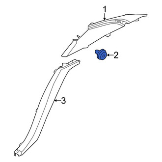 Kia OE - Quarter Panel Trim Panel Clip