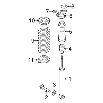 Kia OE - Rear Suspension - Shocks & Components (3.8L)