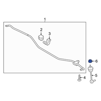 Kia OE - Rear Suspension Stabilizer Bar Link Nut