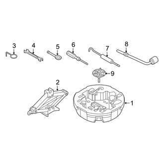 Kia OE - Rear Body & Floor - Jack & Components