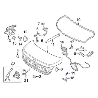 Kia OE - Door Lock Striker Plate Screw