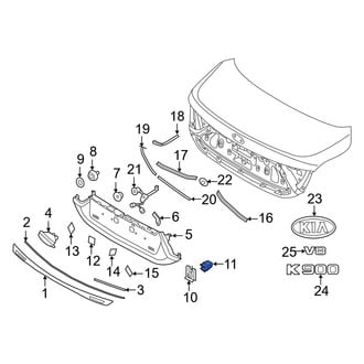 Kia OE - Body B-Pillar Trim Panel Clip