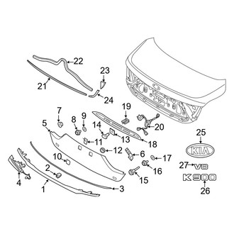 Kia OE - Trunk Lid - Exterior Trim