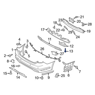 Kia OE - Bumper Cover Heat Shield Bolt