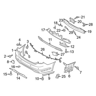 Kia OE - Rear Bumper - Bumper & Components