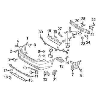 Kia OE - Rear Bumper - Bumper & Components