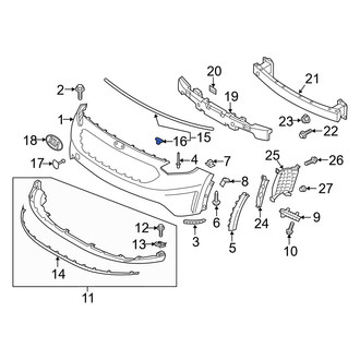 Kia OE - Rocker Panel Molding Bracket