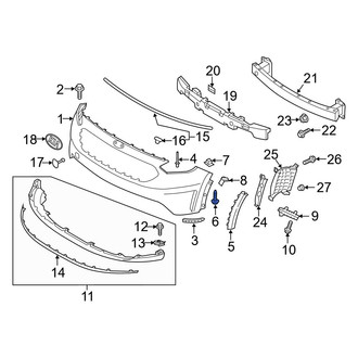 Kia OE - Bumper Cover Reinforcement Screw