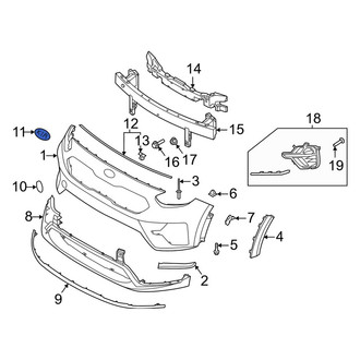 Kia OE - Front Bumper Cover Emblem