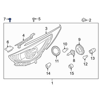 Kia OE - Outer Headlight Mounting Bolt