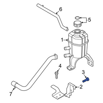 Kia OE - Upper Engine Coolant Reservoir Bolt
