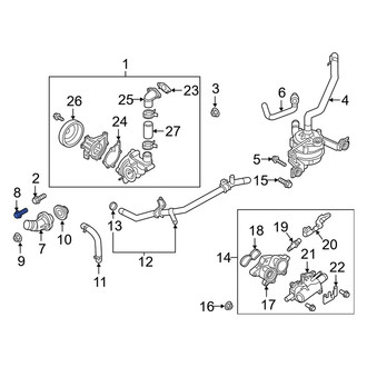 Kia OE - Engine Coolant Thermostat Housing Bolt