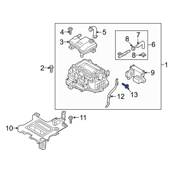 Drive Motor Inverter Bolt