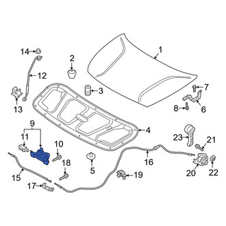 Kia OE - Front Hood Latch