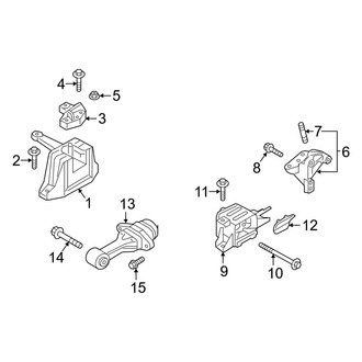 Kia OE - Engine / Transaxle - Engine & Transmission Mounting (EX / EX Premium)