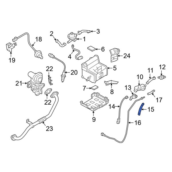 Evaporative Emissions System Lines