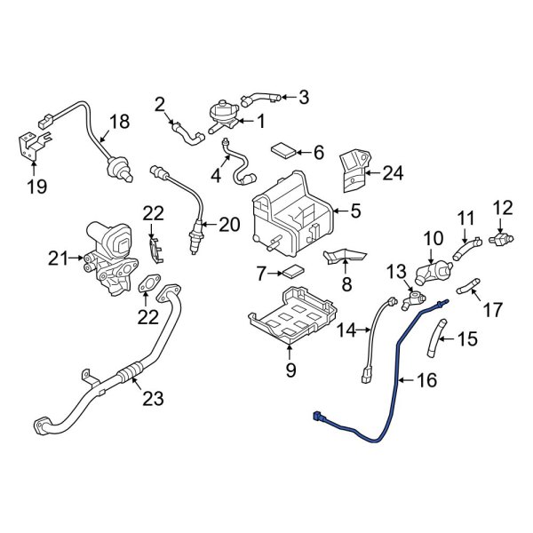 Evaporative Emissions System Lines