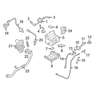 Kia OE - Emission System - Emission Components (EX / FE / LX / Touring / Touring Launch Edition)