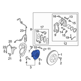Kia OE - Rear Wheel Bearing and Hub Assembly