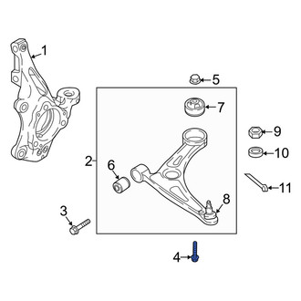 Kia OE - Suspension Crossmember Bolt