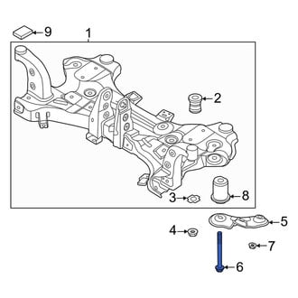 Kia OE - Suspension Crossmember Bolt