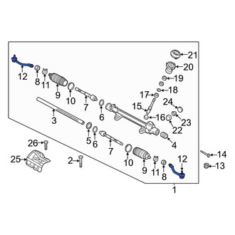 Kia OE - Inner Steering Tie Rod End