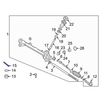 Kia OE - Steering Tie Rod End Cotter Pin