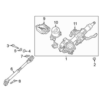 Kia OE - Steering Column Assembly (EX / FE / LX / Touring / Touring Launch Edition)