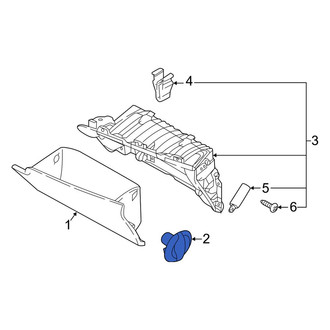 Kia OE - Front Glove Box Door Bumper