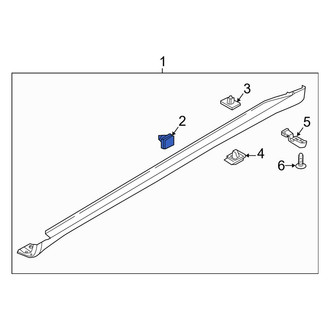 Kia OE - Rocker Panel Molding Clip
