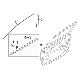 Kia OE - Door Molding Nut