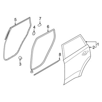 Kia OE - Rear Door - Door & Components