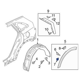 Kia OE - Door Molding Nut