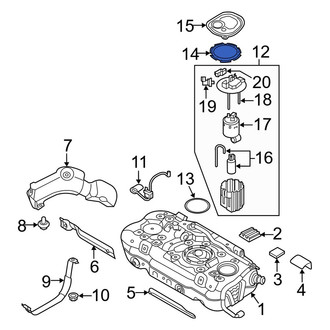 Kia OE - Fuel Tank Lock Ring