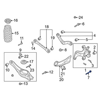 Kia OE - Upper Suspension Control Arm Bolt